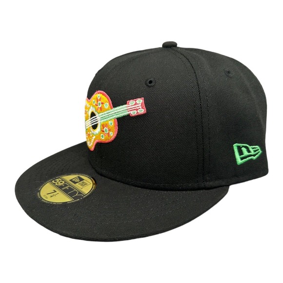 New Era Corpus Christi Hooks "Cumbias" MiLB 59Fifty Fitted‎ Hat 7 1/4 - Picture 2 of 7